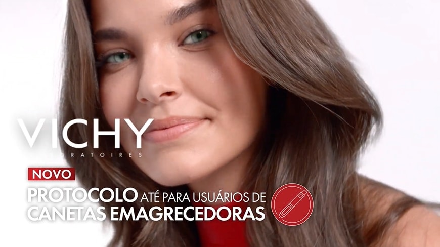 Novo protocolo Vichy, até para usuários de canetas emagrecedoras.