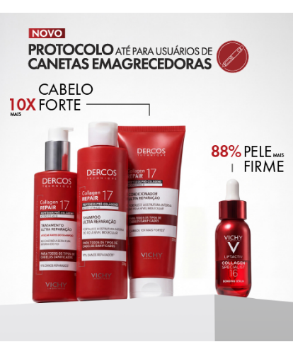 Novo protocolo Vichy até para usuários de canetas emagrecedoras.