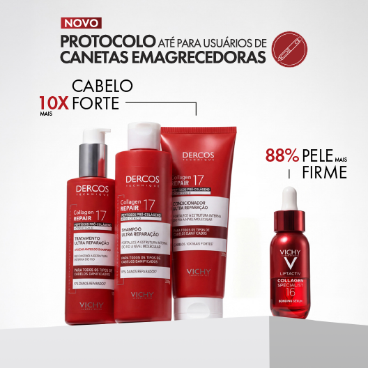 Novo protocolo Vichy até para usuários de canetas emagrecedoras.