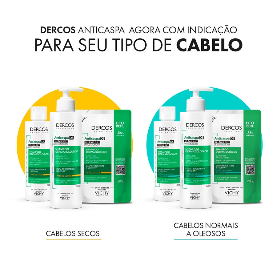 Shampoo AntiCaspa DS Cabelos Normais a Oleosos