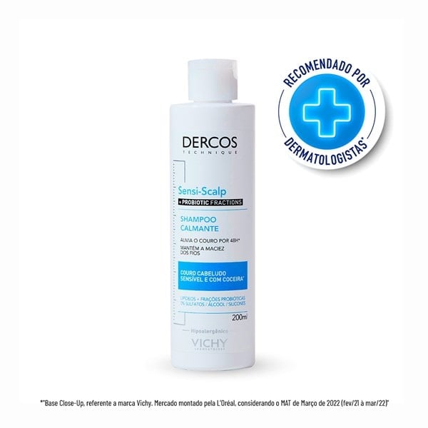 DERCOS SHAMPOO LIMPEZA CALMANTE SENSI-SCALP 200ML