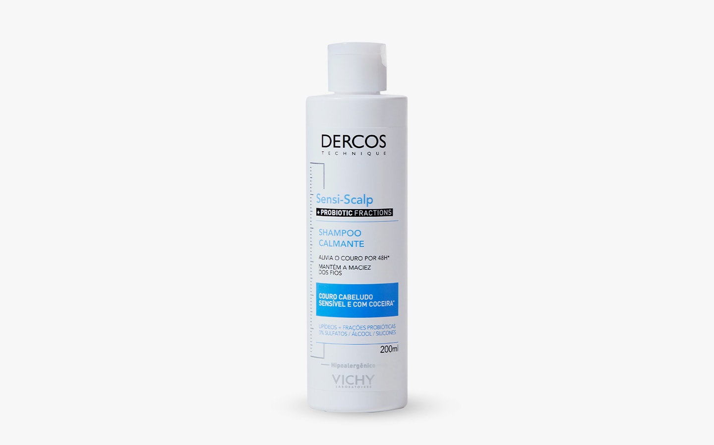 DERCOS SHAMPOO LIMPEZA CALMANTE SENSI-SCALP 200ML