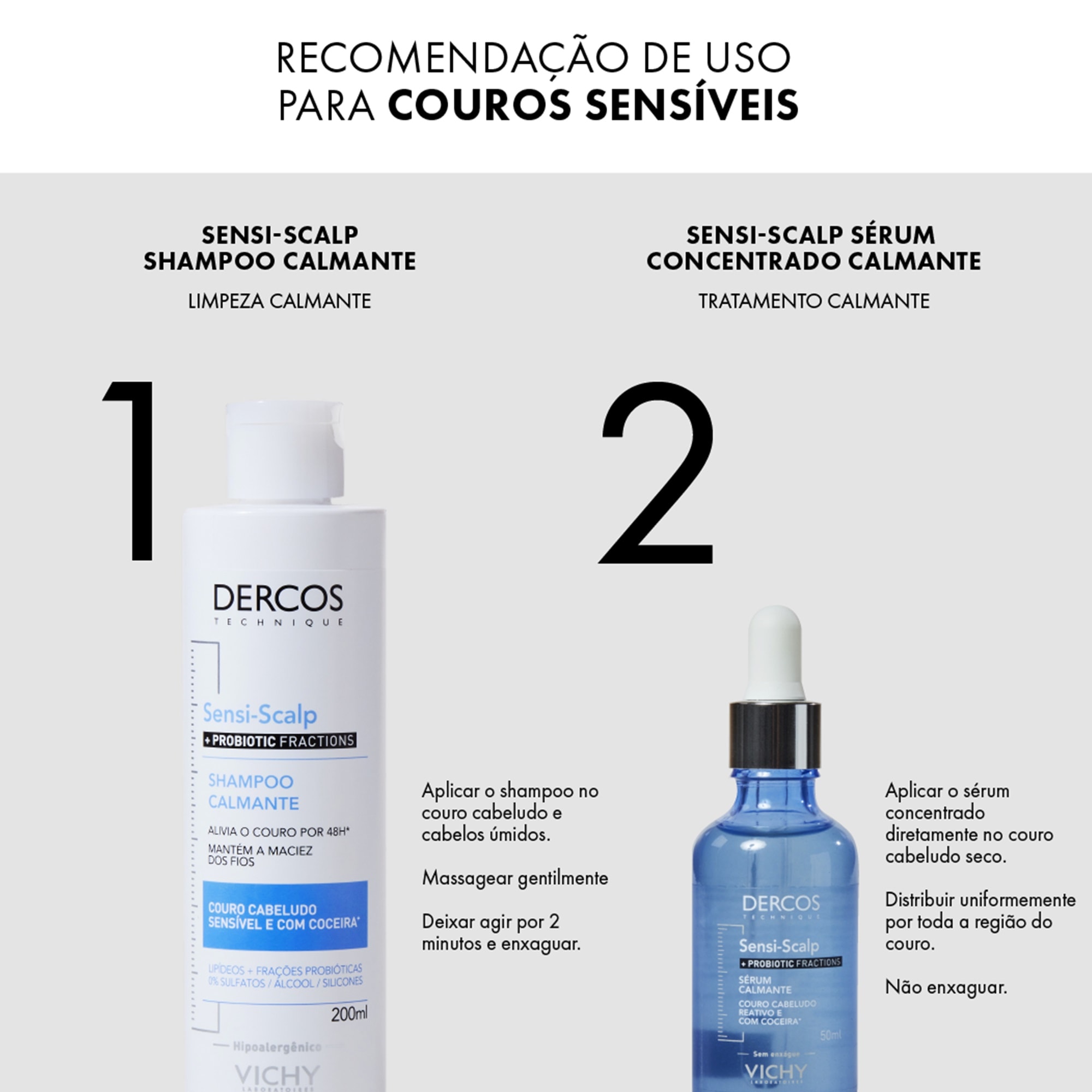 DERCOS SHAMPOO LIMPEZA CALMANTE SENSI-SCALP 200ML