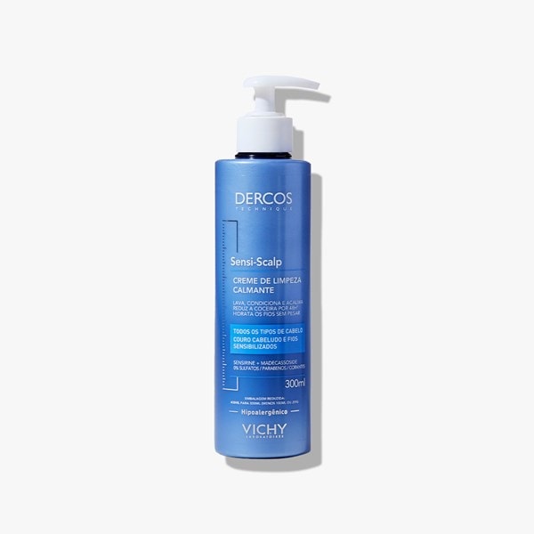 DERCOS CREME DE LIMPEZA SENSI SCALP 300ML