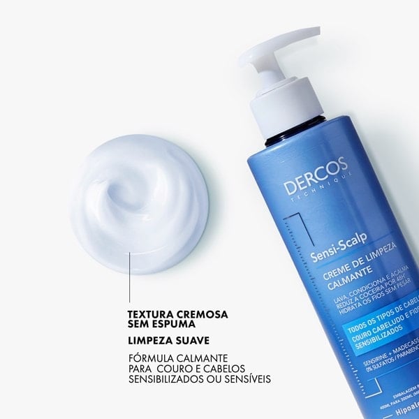 DERCOS CREME DE LIMPEZA SENSI SCALP 300ML