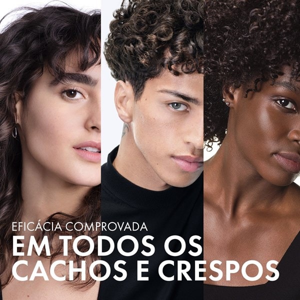 Eficácia comprovada em todos os cachos e crespos.