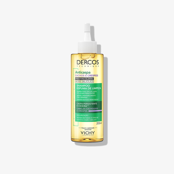 Vichy Dercos Shampoo Espuma de Limpeza Anticaspa.