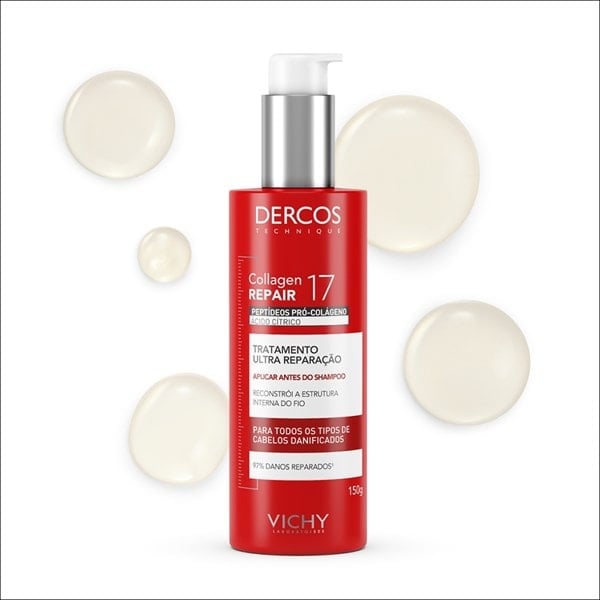 Textura do Pré-Shampoo Collagen Repair 17.