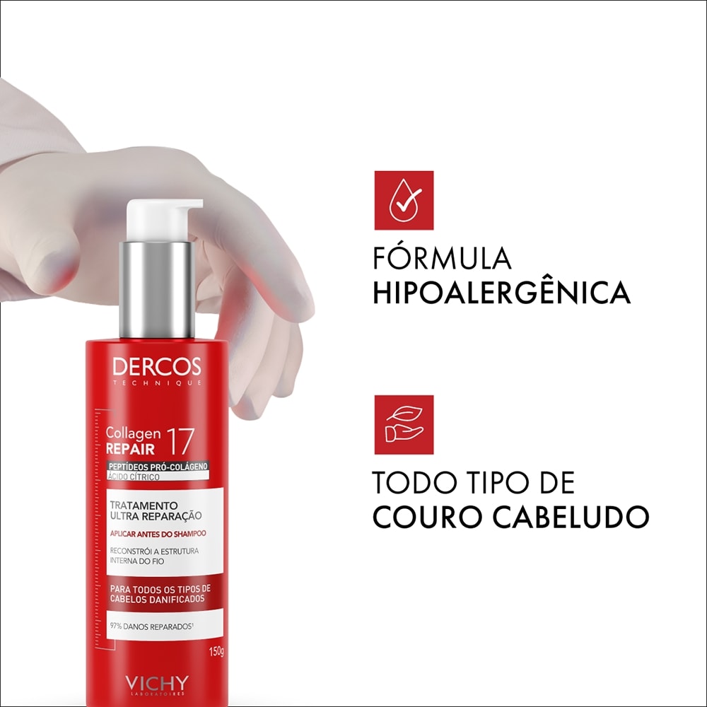 Fórmula hipoalergênica, para todo tipo de couro cabeludo.