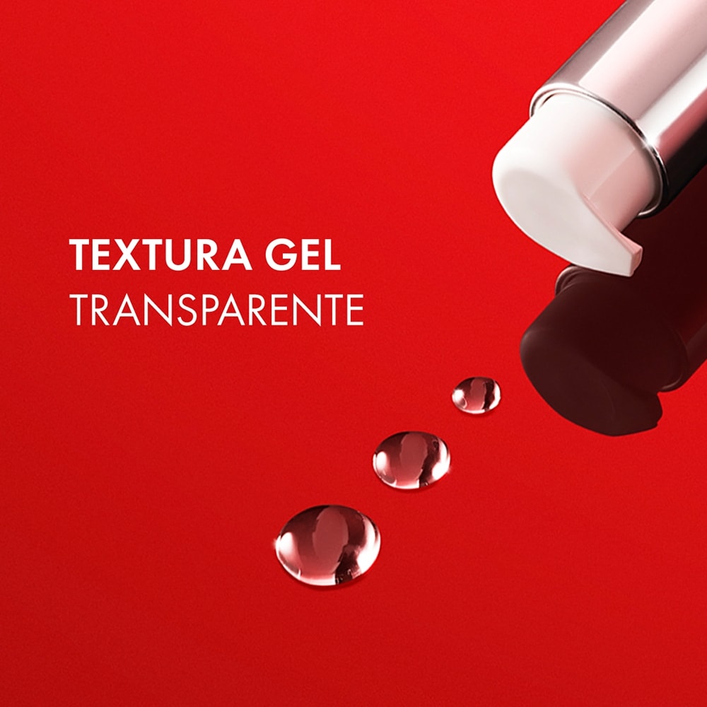 Textura gel, transparente.