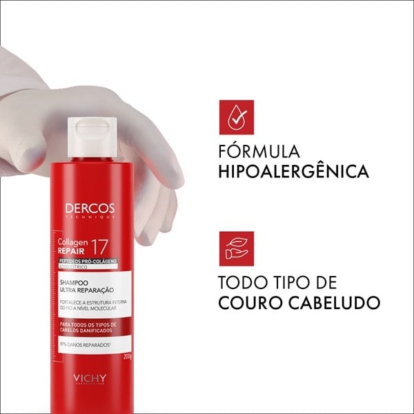 Fórmula hipoalergênica, para todo tipo de couro cabeludo.