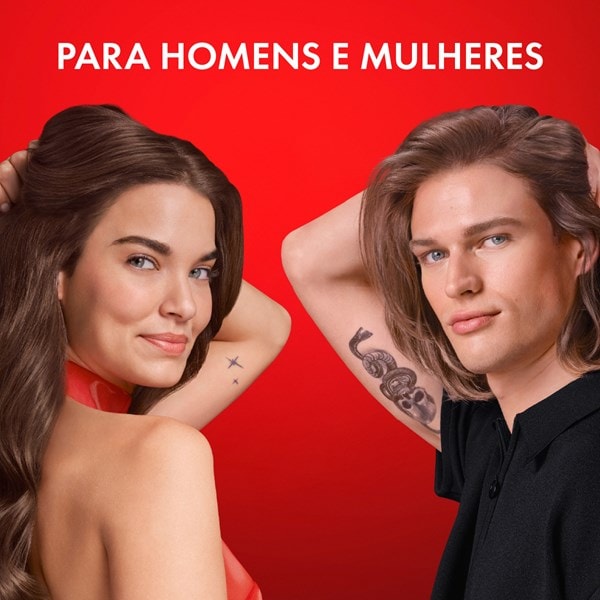 Para homens e mulheres.