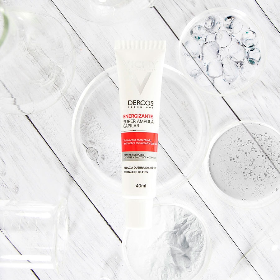 Ampola Capilar Antiquebra Com Pantenol Vichy Dercos Energizante - 40ml