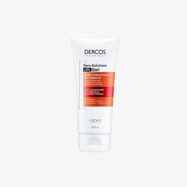 Super Condicionador Restaurador Com Pro Keratin Complex Vichy Dercos Kera Solutions - 200ml