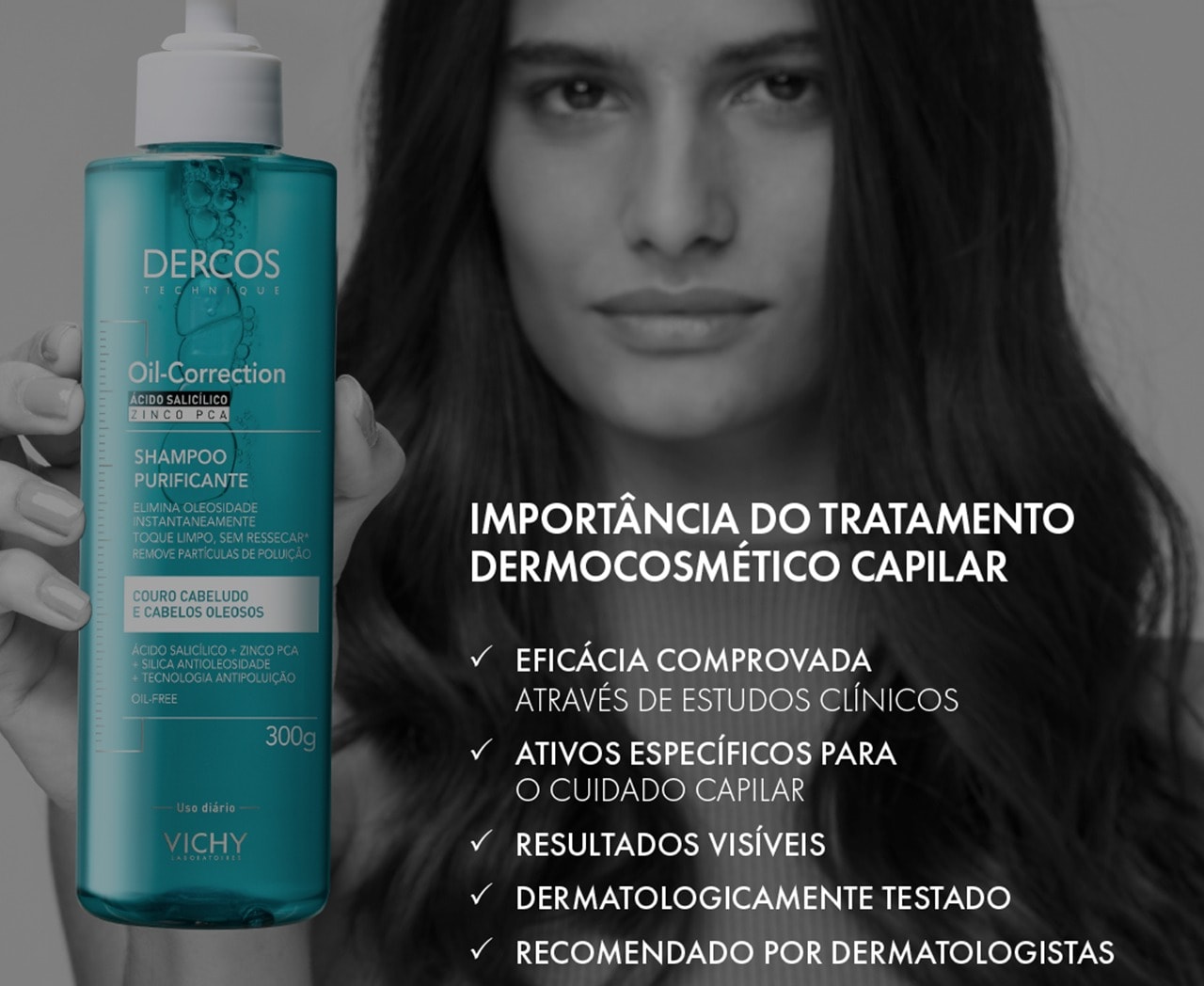 Shampoo Purificante Oil-Correction Com Ácido Salicílico e Zinco PCA – 3