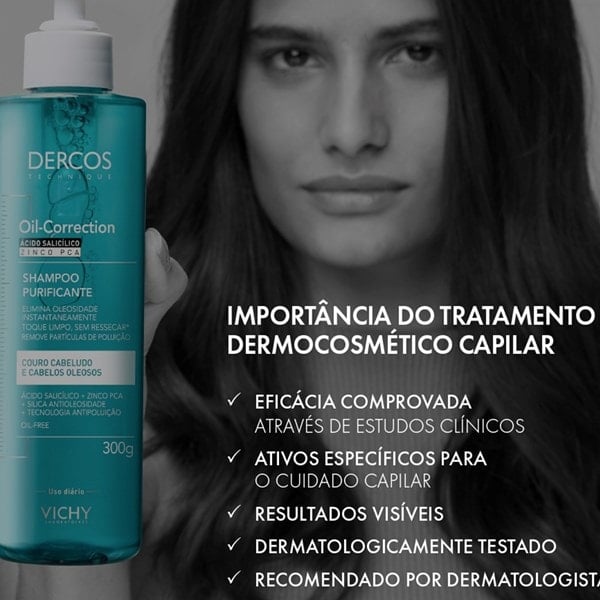 Shampoo Purificante Oil-Correction Com Ácido Salicílico e Zinco PCA – 3