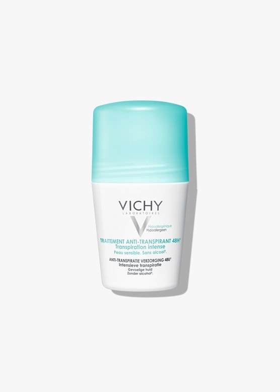 Desodorante Antitranspirante Vichy 48h, tratamento intensivo.