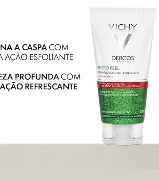 Shampoo Esfoliante Anticaspa Dercos MicroPeel