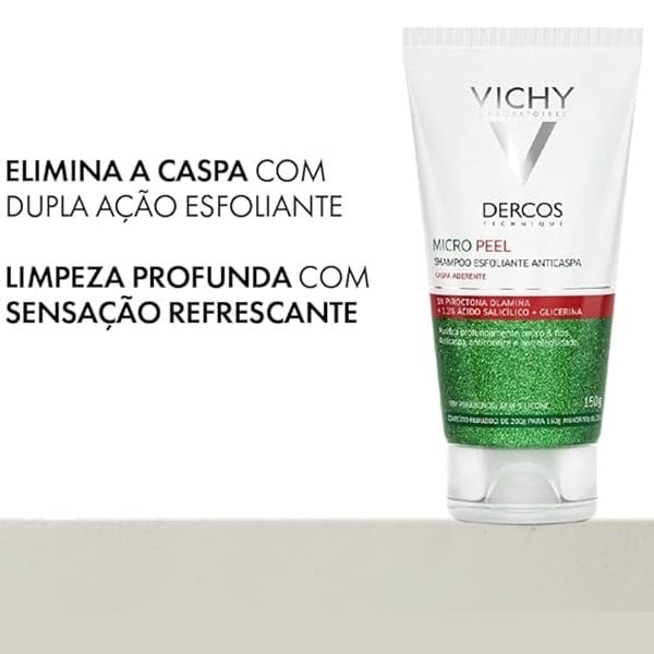 Shampoo Esfoliante Anticaspa Dercos MicroPeel