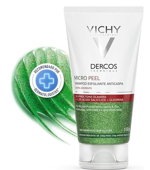 Shampoo Esfoliante Anticaspa Dercos MicroPeel