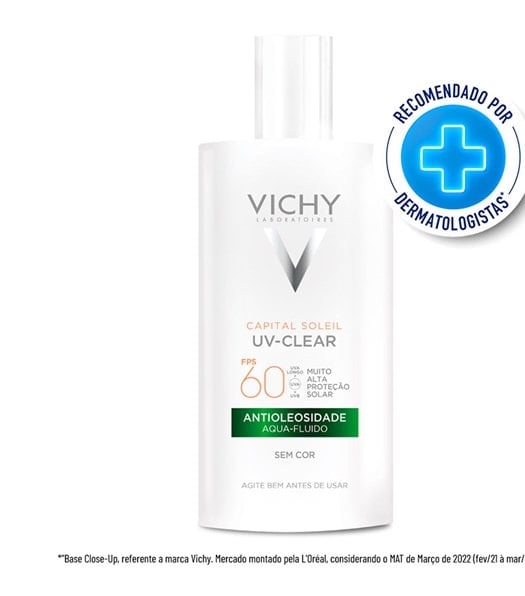 CAPITAL SOLEIL Protetor Solar Facial UV Clear FPS60 40g