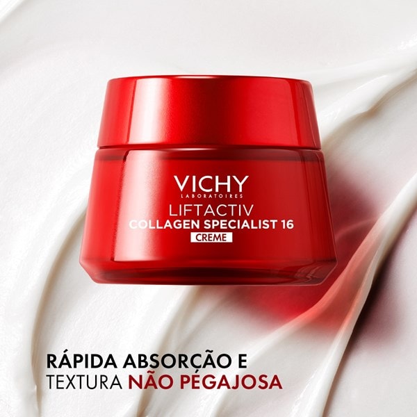 Rápida absorção e textura não pegajosa.