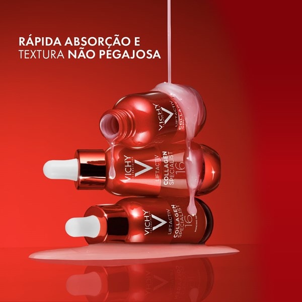 Rápida absorção e textura não pegajosa.