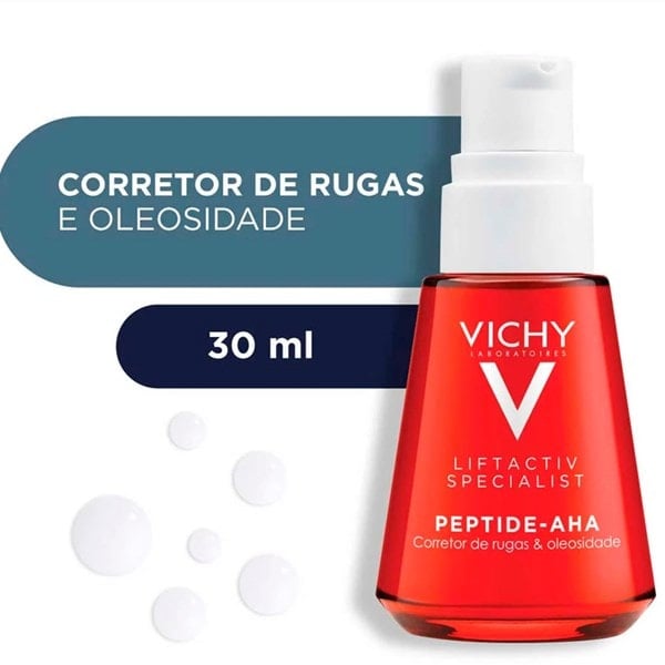 Sérum com Ação-Pró-Colágeno Vichy Liftactiv Peptide AHA - 30ml