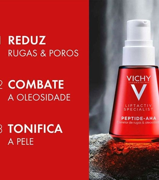 Sérum com Ação-Pró-Colágeno Vichy Liftactiv Peptide AHA - 30ml