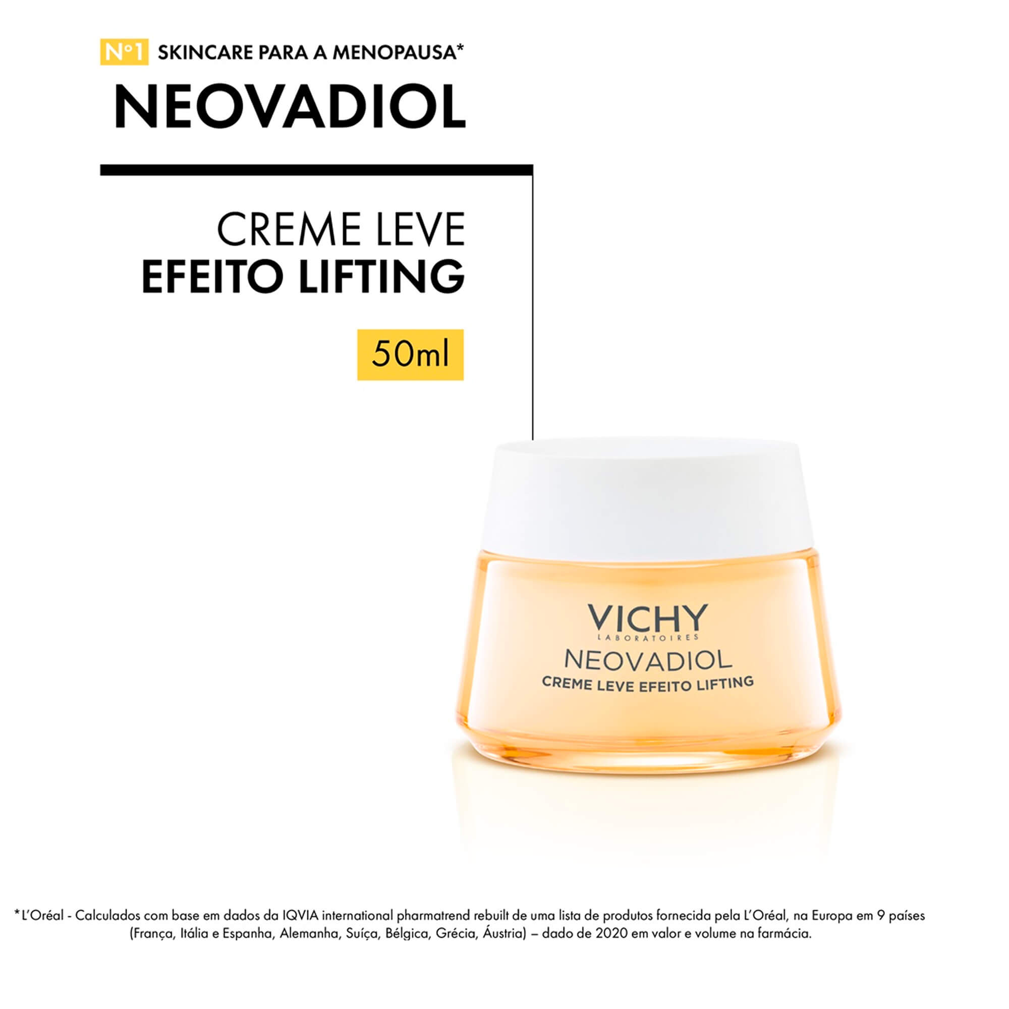 Creme Leve Efeito Lifting Vichy Neovadiol Menopausa - 50g | Galeria 01