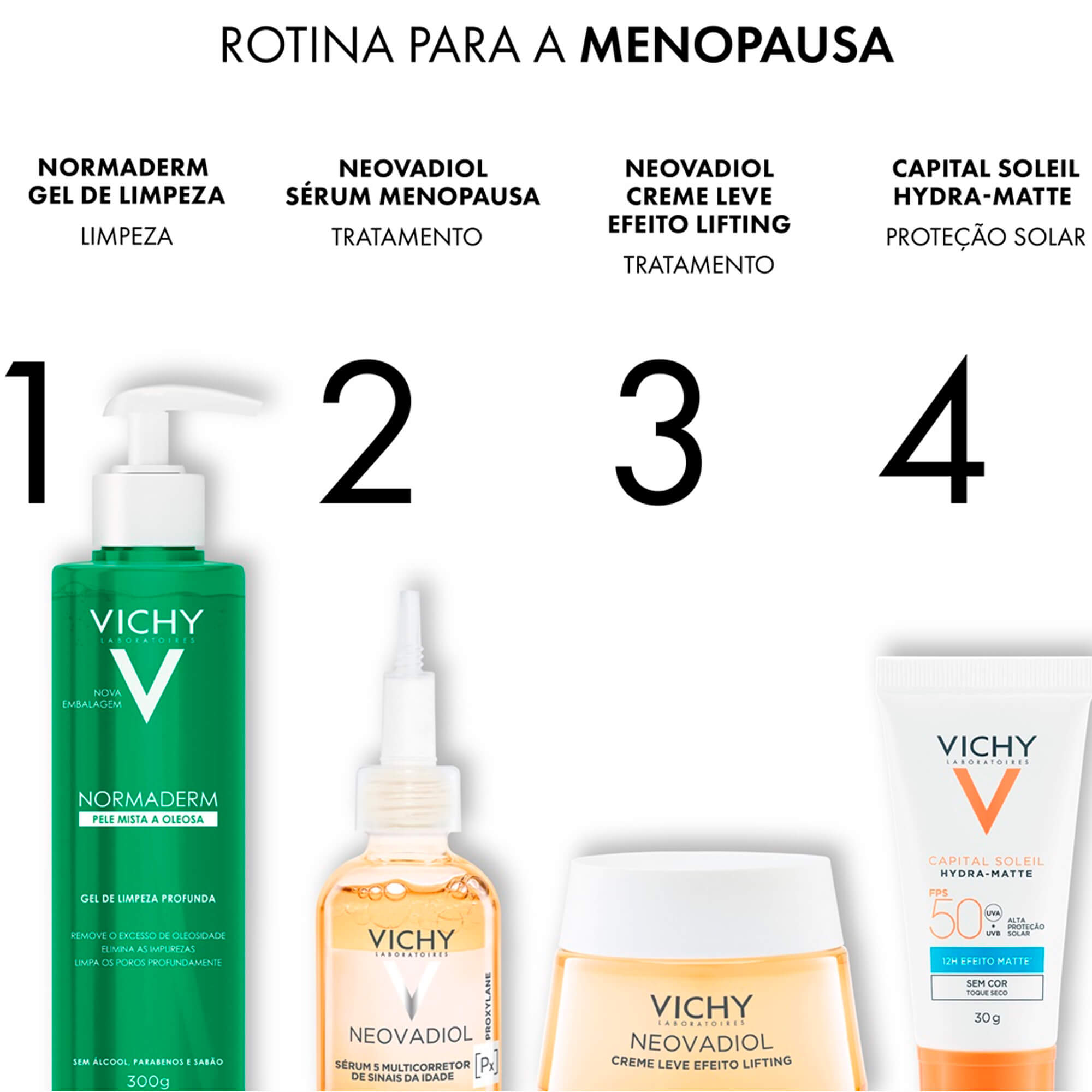 Creme Leve Efeito Lifting Vichy Neovadiol Menopausa - 50g | Galeria 06