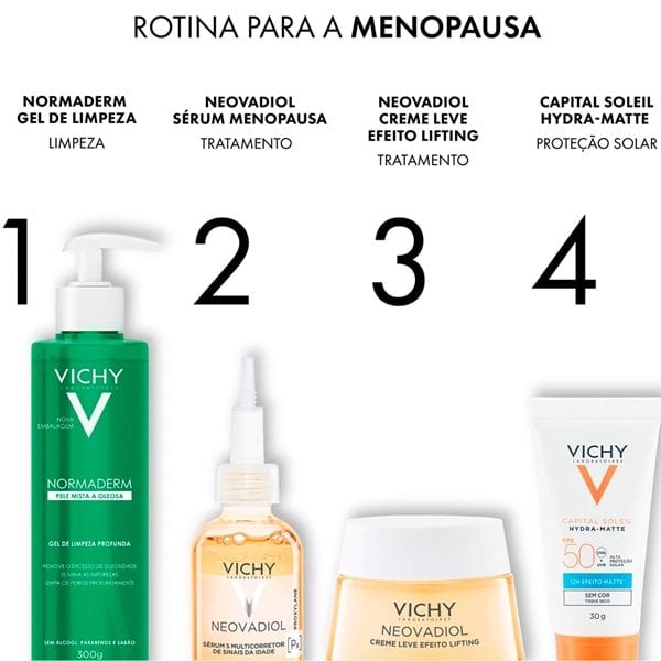 Creme Leve Efeito Lifting Vichy Neovadiol Menopausa - 50g | Galeria 06