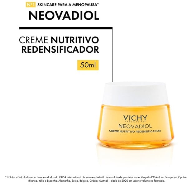 Creme Nutritivo Redensificador Vichy Neovadiol Menoupausa - 50g