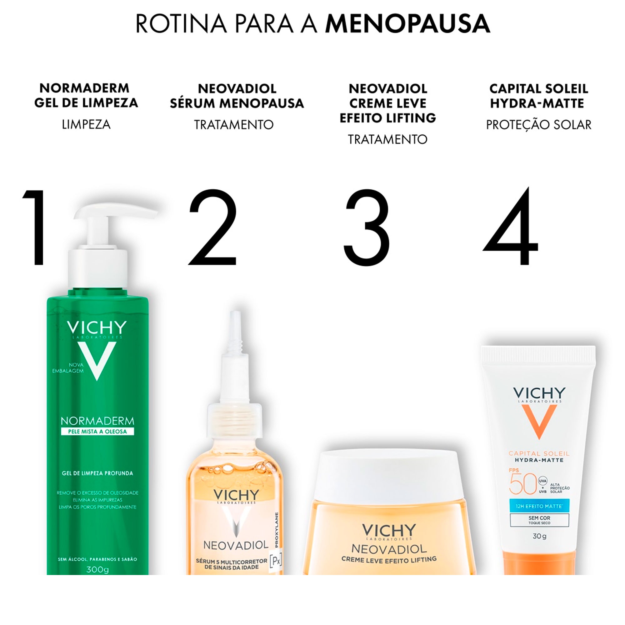 Sérum Multicorretor de Sinais da Idade Vichy Neovadiol Menopausa - 30ml