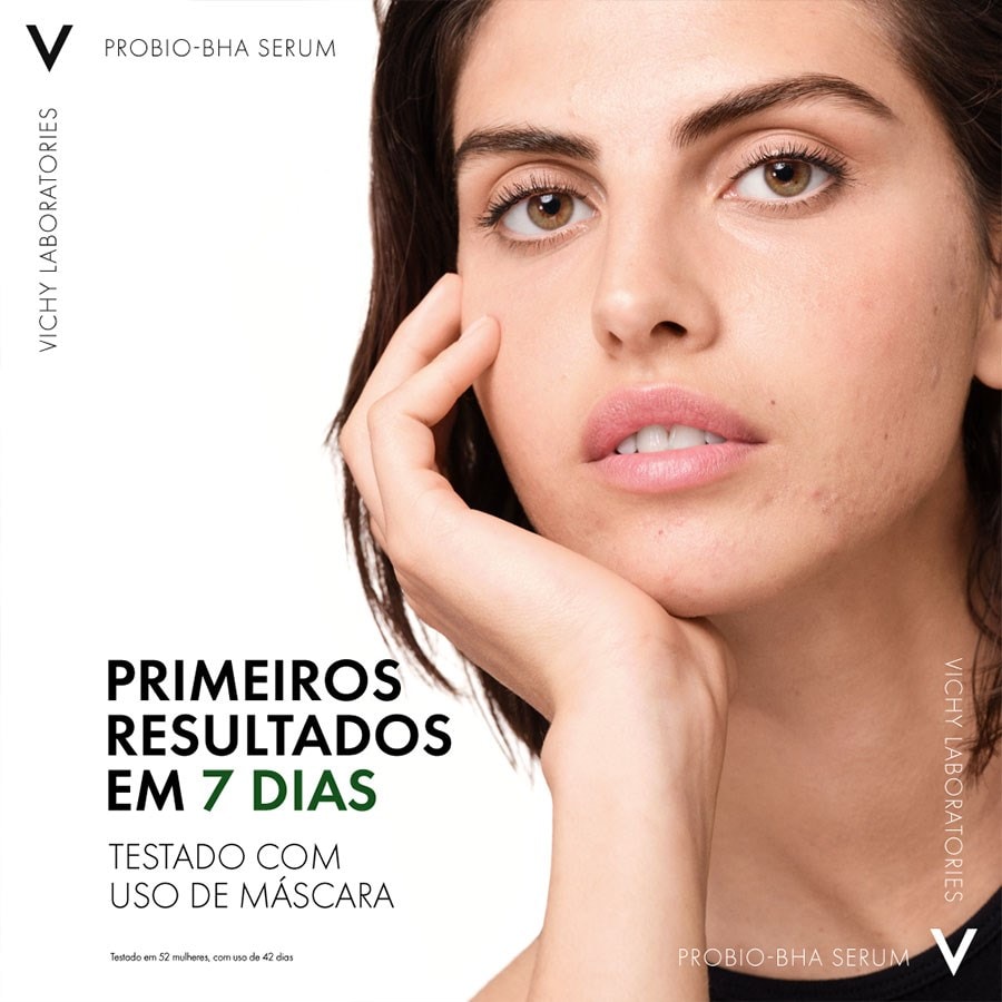 Imagem Vichy Normaderm Probio BHA Serum | Resultados nos primeiros 7 dias