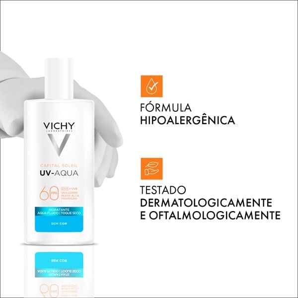 Fórmula hipoalergênica. Testado dermatologicamente e oftalmologicamente.
