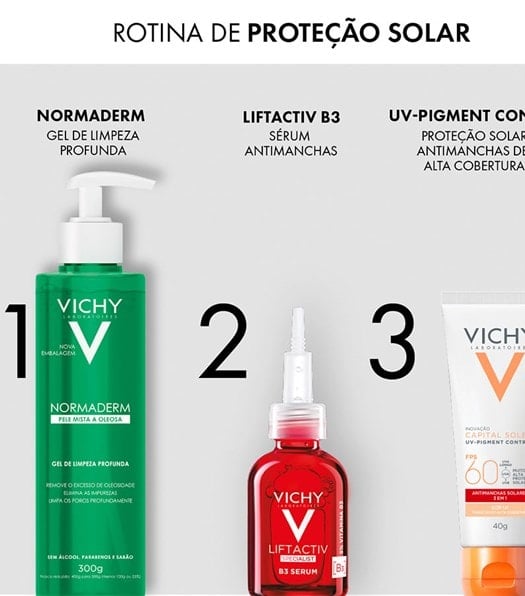 CAPITAL SOLEIL PROTETOR SOLAR FACIAL COM COR UV-PIGMENT CONTROL FPS60