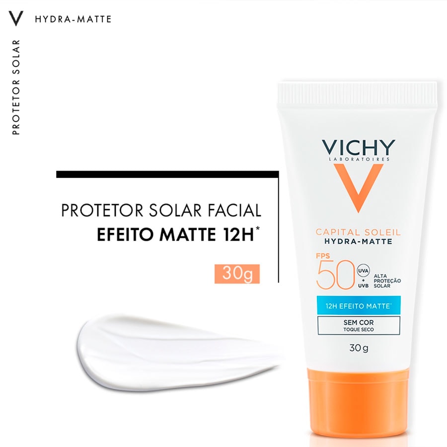 Protetor Solar Facial Vichy Hydra-matte FPS50