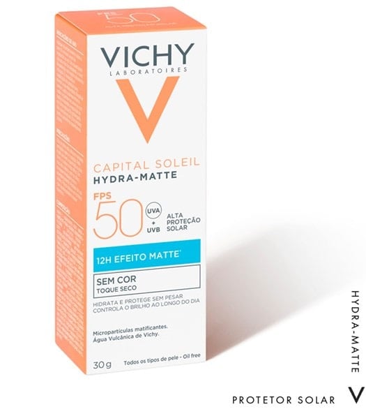 Protetor Solar Facial Vichy Hydra-matte FPS50