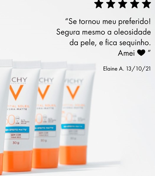 Protetor Solar Facial Vichy Hydra-matte FPS50