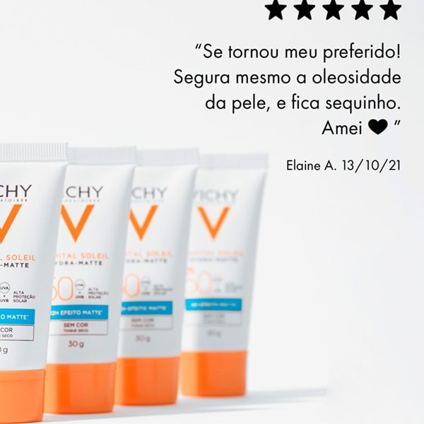 Protetor Solar Facial Vichy Hydra-matte FPS50