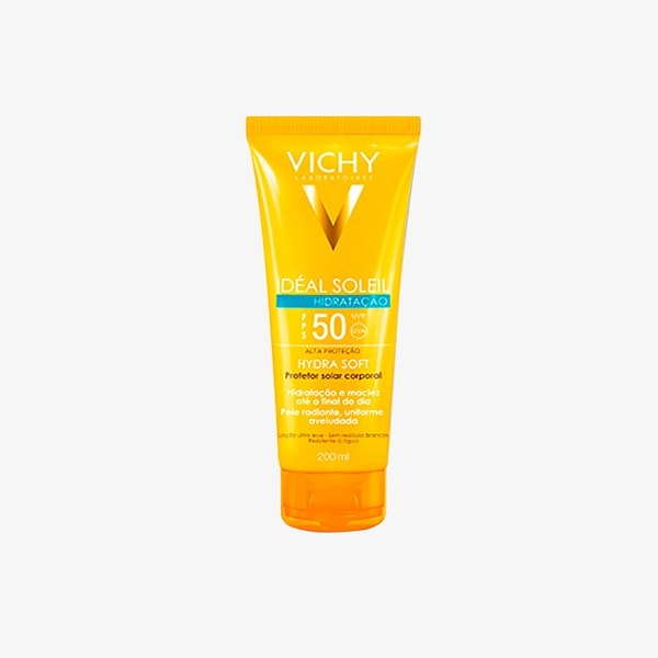 Protetor Solar Corporal Vichy Idéal Soleil Hydrasoft FPS50 - 200ml