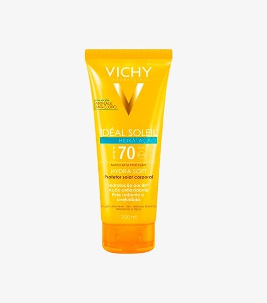 Protetor Solar Corporal Vichy Ideal Soleil Hydrasoft FPS70 - 200ml