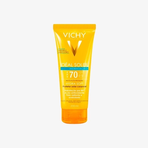 Protetor Solar Corporal Vichy Ideal Soleil Hydrasoft FPS70 - 200ml