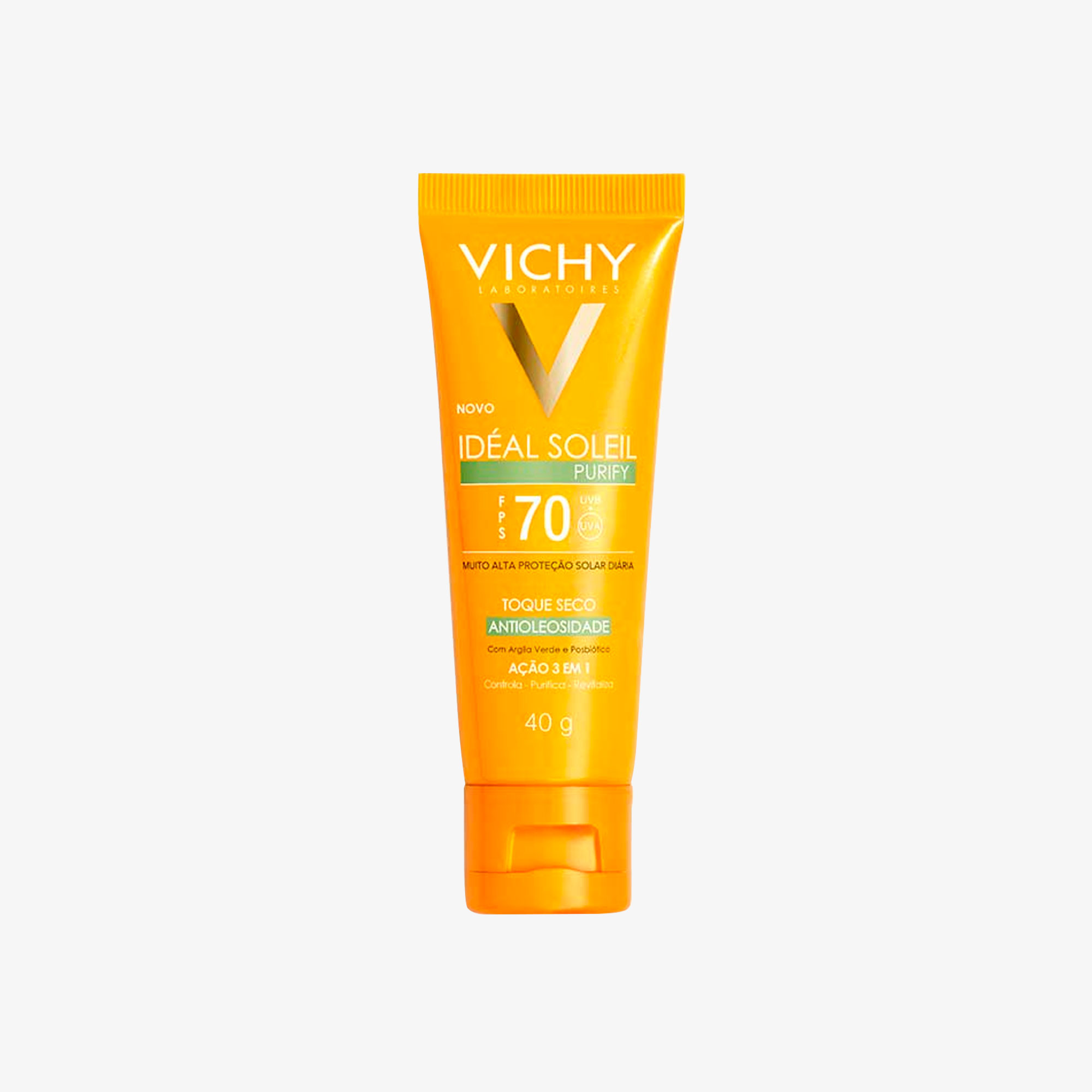 Protetor Solar Facial Vichy Ideal Soleil Purify FPS70 - 40g Packshot